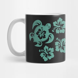 Honu and Hibiscus Mug